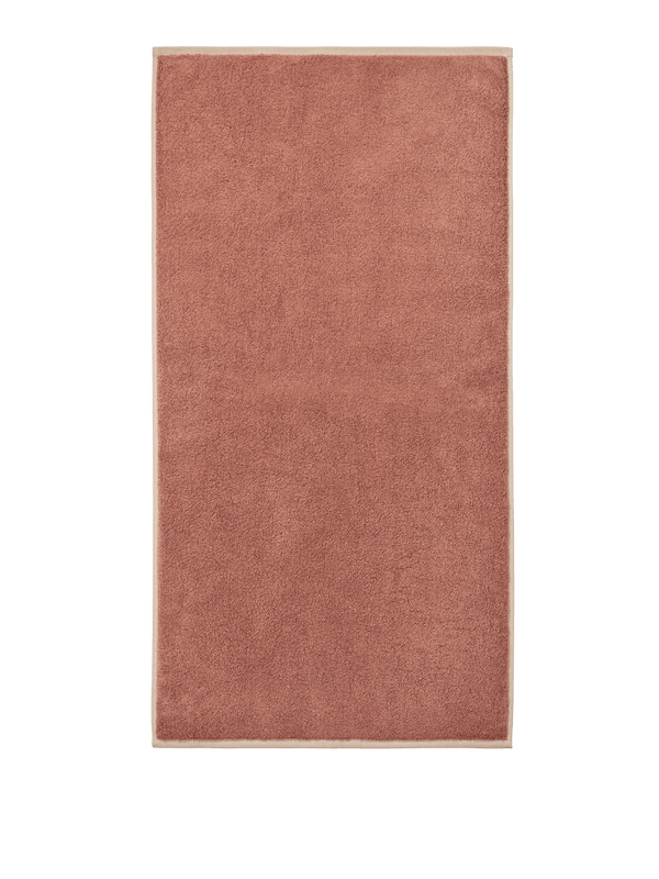ferm LIVING Ekko Bath Towel – Mocha / Cashmere