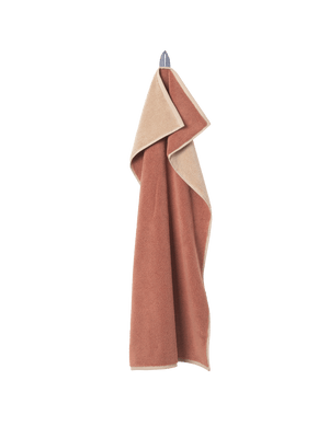 ferm LIVING Ekko Bath Towel – Mocha / Cashmere