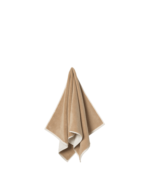 ferm LIVING Ekko Hand Towel – Cashmere / Off-White