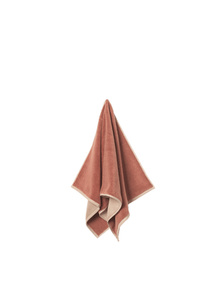 ferm LIVING Ekko Hand Towel – Mocha / Cashmere