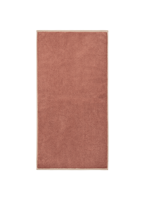 ferm LIVING Ekko Hand Towel – Mocha / Cashmere