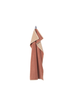 ferm LIVING Ekko Hand Towel – Mocha / Cashmere