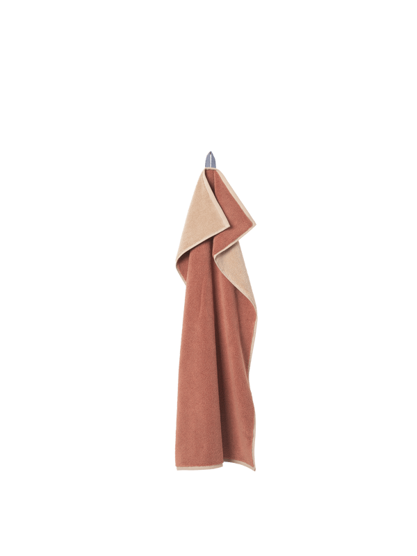 ferm LIVING Ekko Hand Towel – Mocha / Cashmere