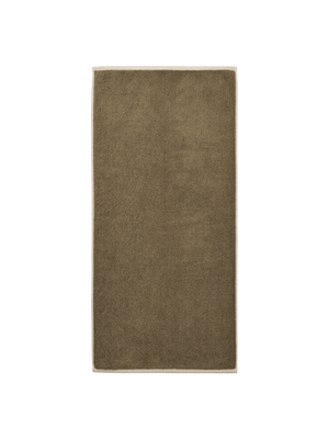 ferm LIVING Ekko Hand Towel – Olive / Cashmere