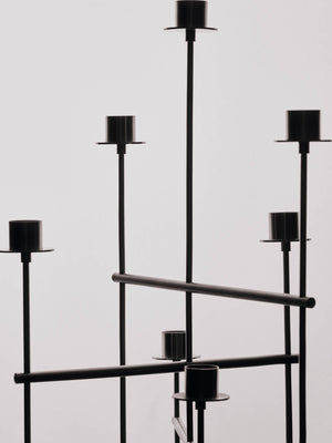 ferm LIVING Elysia Candelabra – Brushed Stainless Steel