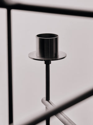 ferm LIVING Elysia Candelabra – Brushed Stainless Steel