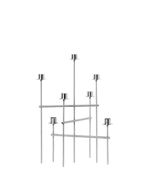 ferm LIVING Elysia Candelabra – Brushed Stainless Steel