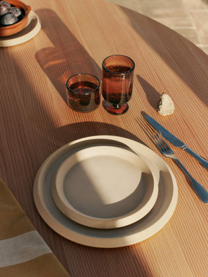 ferm LIVING Erena Dinner Plate Ø29 cm – Cream