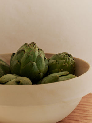 ferm LIVING Erena Serving Bowl Ø32 cm – Cream