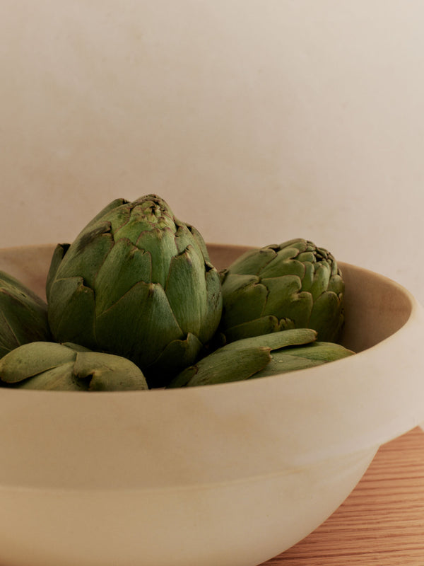 ferm LIVING Erena Serving Bowl Ø32 cm – Cream
