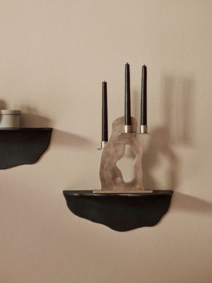 ferm LIVING Erode Candle Holder – Brass