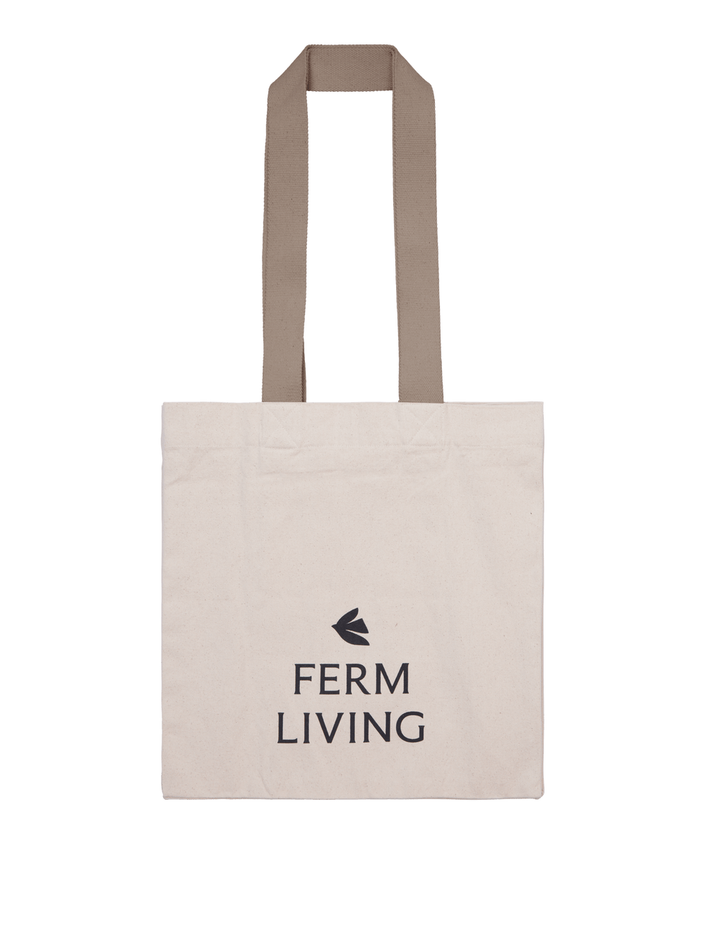 ferm LIVING Everyday Tote Bag – Undyed / Dark Cashmere