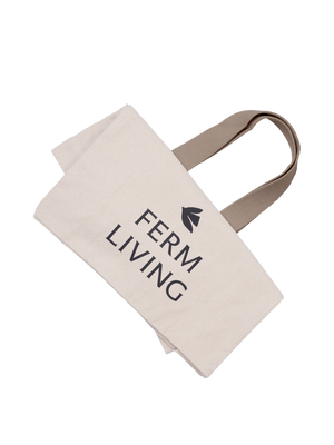 ferm LIVING Everyday Tote Bag – Undyed / Dark Cashmere