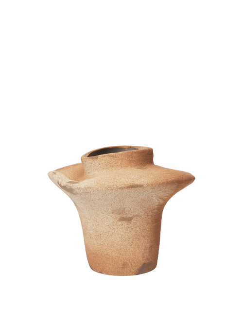ferm LIVING Evio Vase H22 cm – Burnt Umber