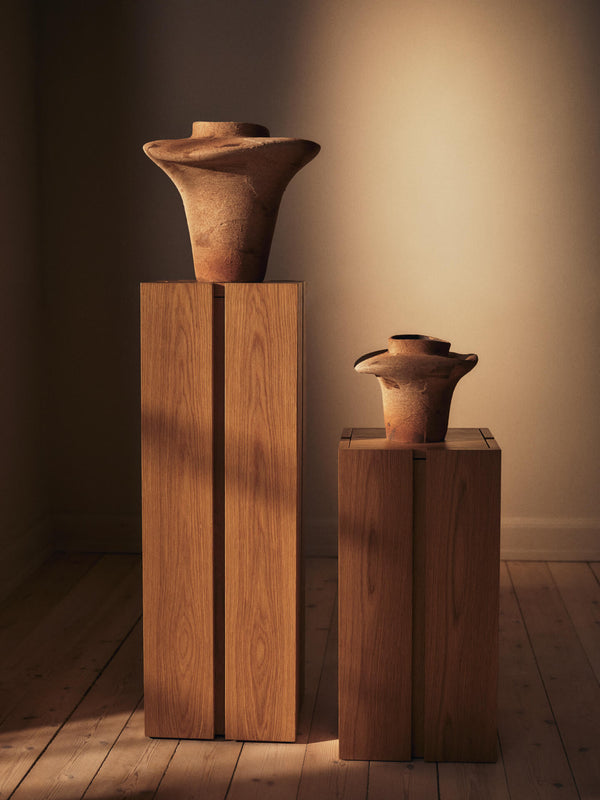 ferm LIVING Evio Vase H22 cm – Burnt Umber
