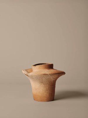 ferm LIVING Evio Vase H22 cm – Burnt Umber