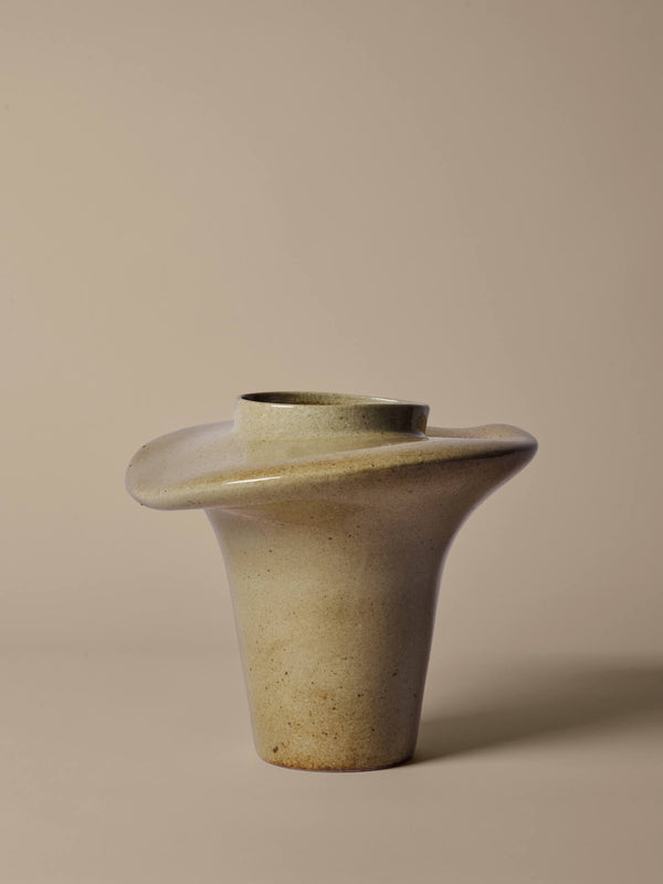 ferm LIVING Evio Vase H35 cm – Elm Green