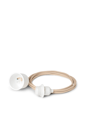 ferm LIVING Fabric Cord Set 4m for Pendant Lamps – Sand