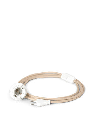 ferm LIVING Fabric Cord Set for Wall Lamps – Sand