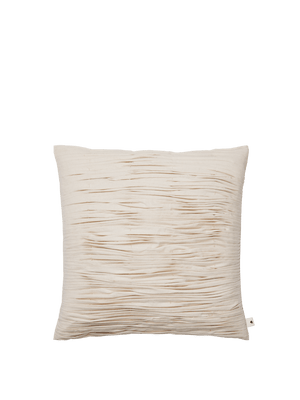 ferm LIVING Falda Smocked Cushion – Undyed