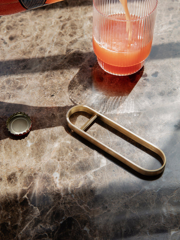 ferm LIVING Fein Bottle Opener – Brass