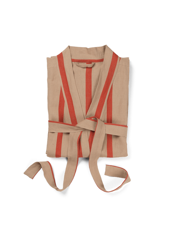 ferm LIVING Field Robe – Camel / Red