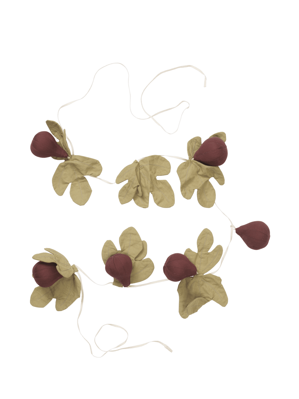 ferm LIVING Figs Garland – Mauve / Green
