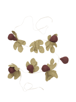 ferm LIVING Figs Garland – Mauve / Green