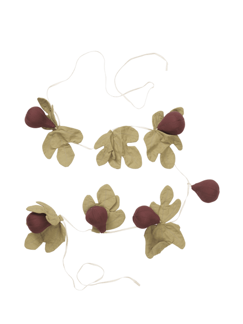 ferm LIVING Figs Garland – Mauve / Green