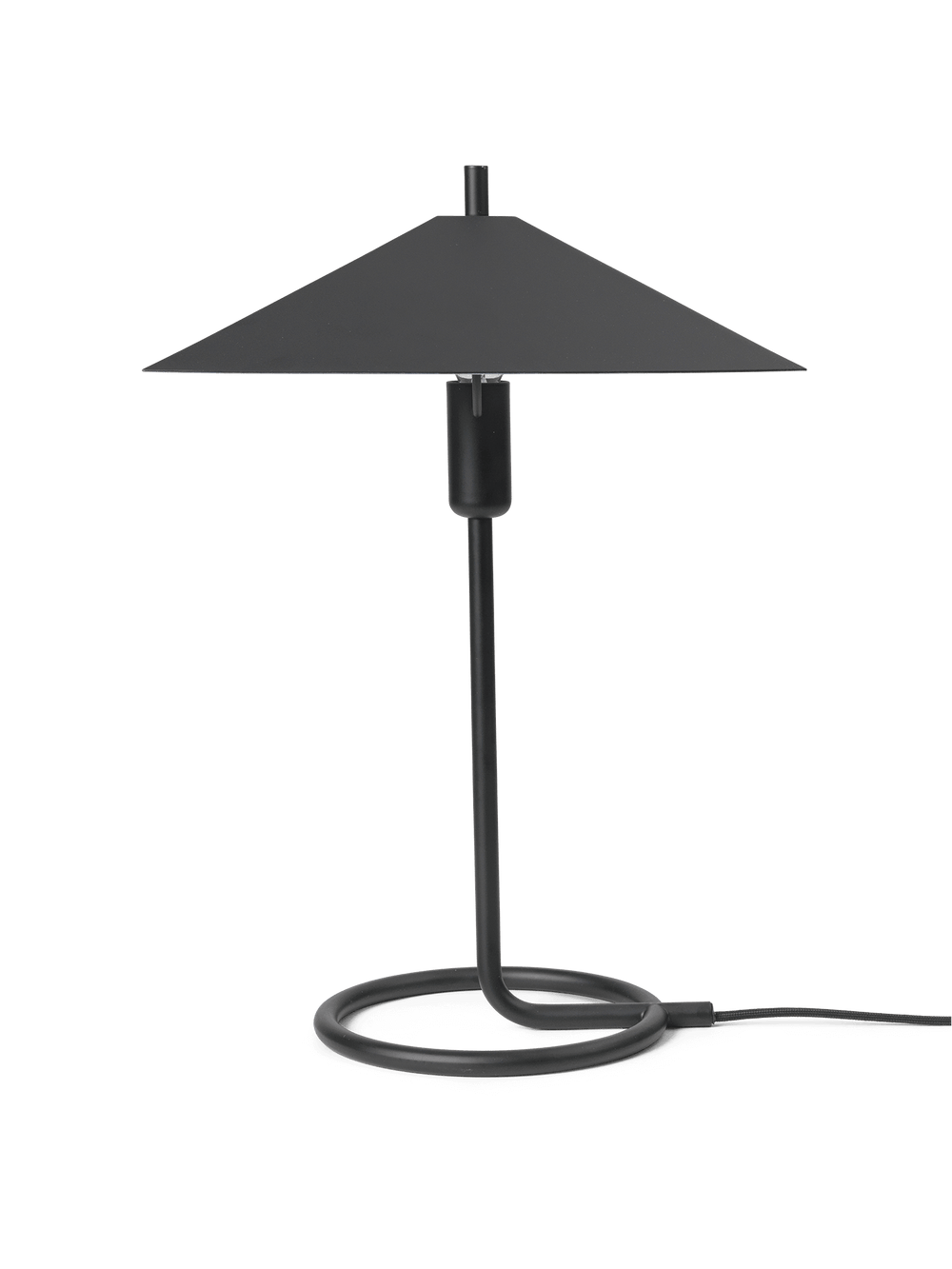 ferm LIVING Filo Table Lamp Square – Black / Black