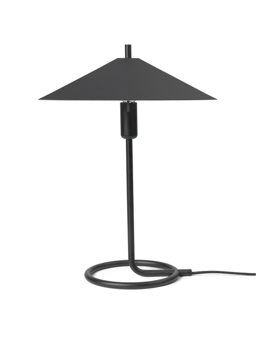 ferm LIVING Filo Table Lamp Square – Black / Black