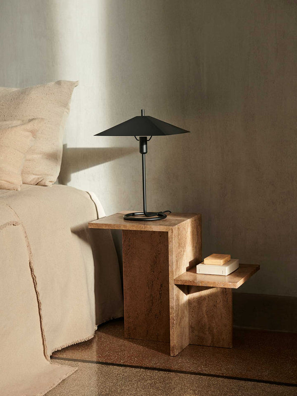 ferm LIVING Filo Table Lamp Square – Black / Black