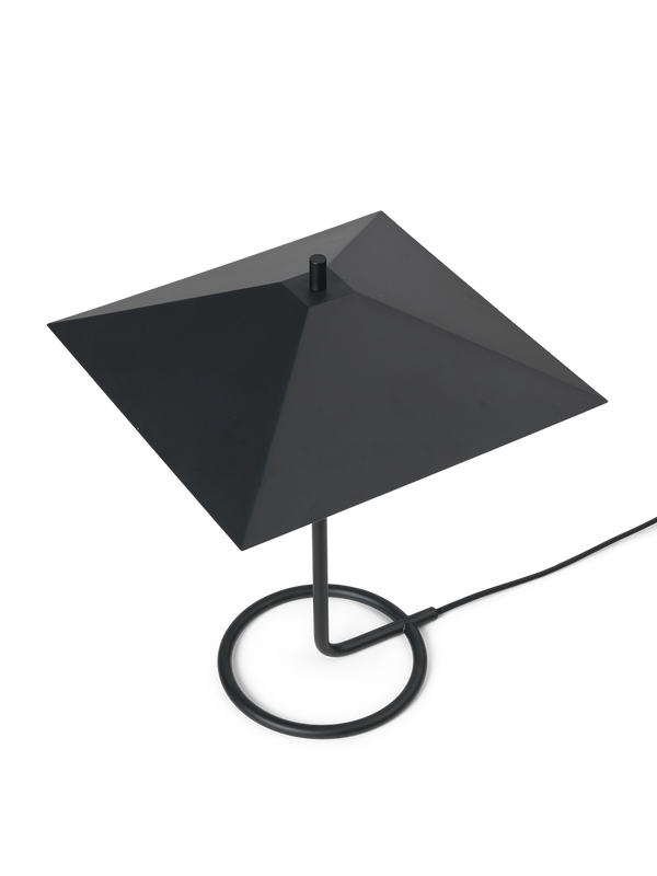 ferm LIVING Filo Table Lamp Square – Black / Black