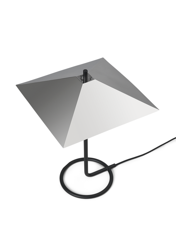 ferm LIVING Filo Table Lamp Square – Black / Mirror Polished
