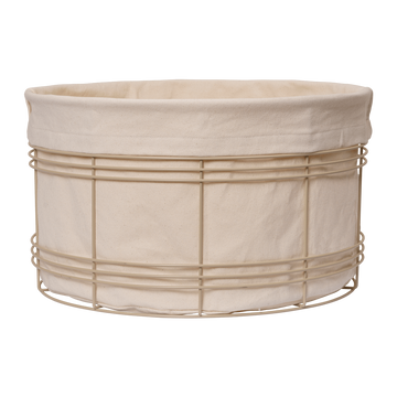 ferm LIVING Fio Basket Low – Cashmere / Natural