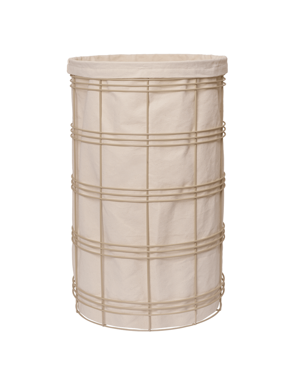ferm LIVING Fio Laundry Basket – Cashmere / Natural