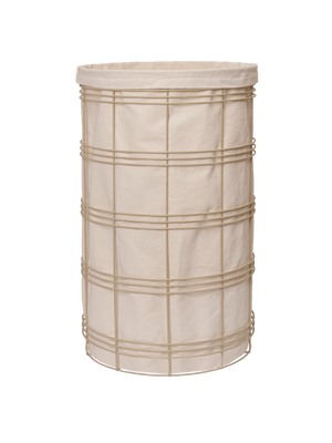 ferm LIVING Fio Laundry Basket – Cashmere / Natural