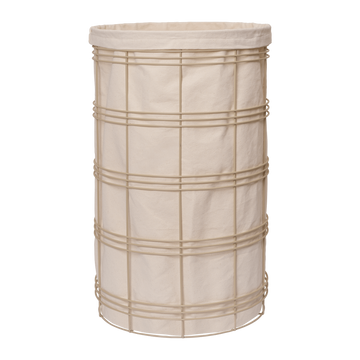 ferm LIVING Fio Laundry Basket – Cashmere / Natural