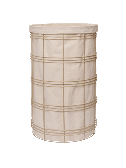 ferm LIVING Fio Laundry Basket – Cashmere / Natural