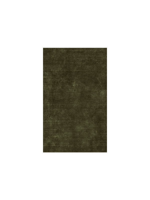 ferm LIVING Firth Jute Rug 140 x 200 cm – Dark Olive