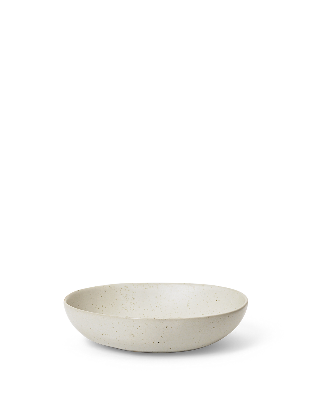 ferm LIVING Flow Bowl Large – Off-white Speckle