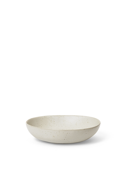 ferm LIVING Flow Bowl Large – Off-white Speckle