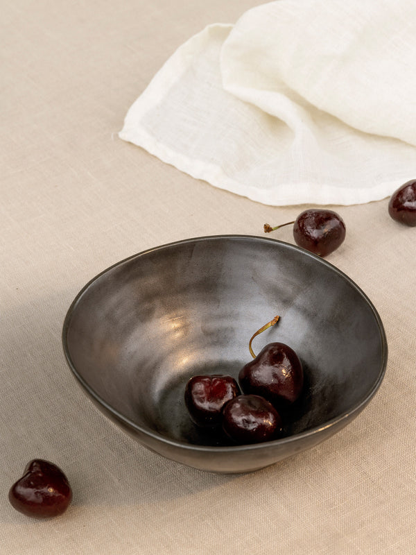 ferm LIVING Flow Bowl Medium – Black