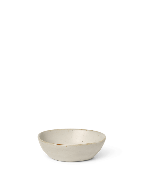 ferm LIVING Flow Bowl Small – Off-white Speckle