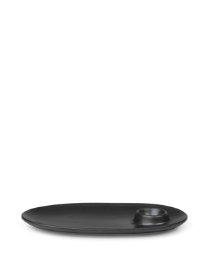 ferm LIVING Flow Breakfast Plate – Black