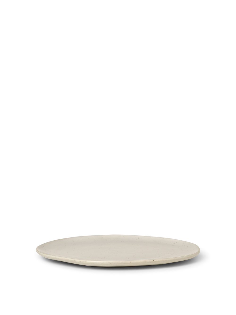 ferm LIVING Flow Plate Large – Off-white Speckle