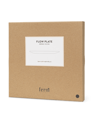ferm LIVING Flow Plate Medium – Black