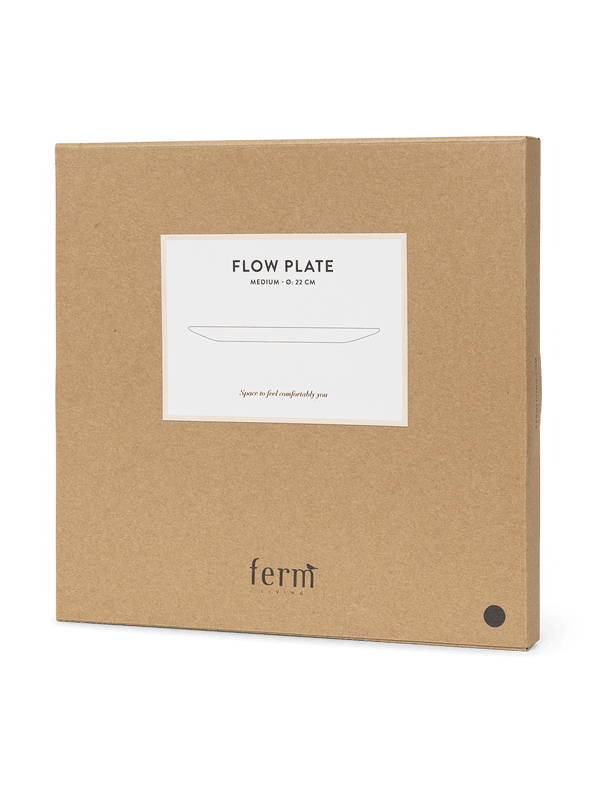 ferm LIVING Flow Plate Medium – Black