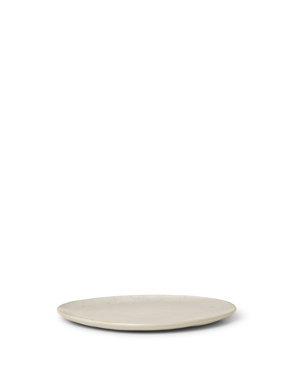ferm LIVING Flow Plate Medium – Off-white Speckle