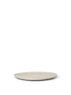 ferm LIVING Flow Plate Medium – Off-white Speckle